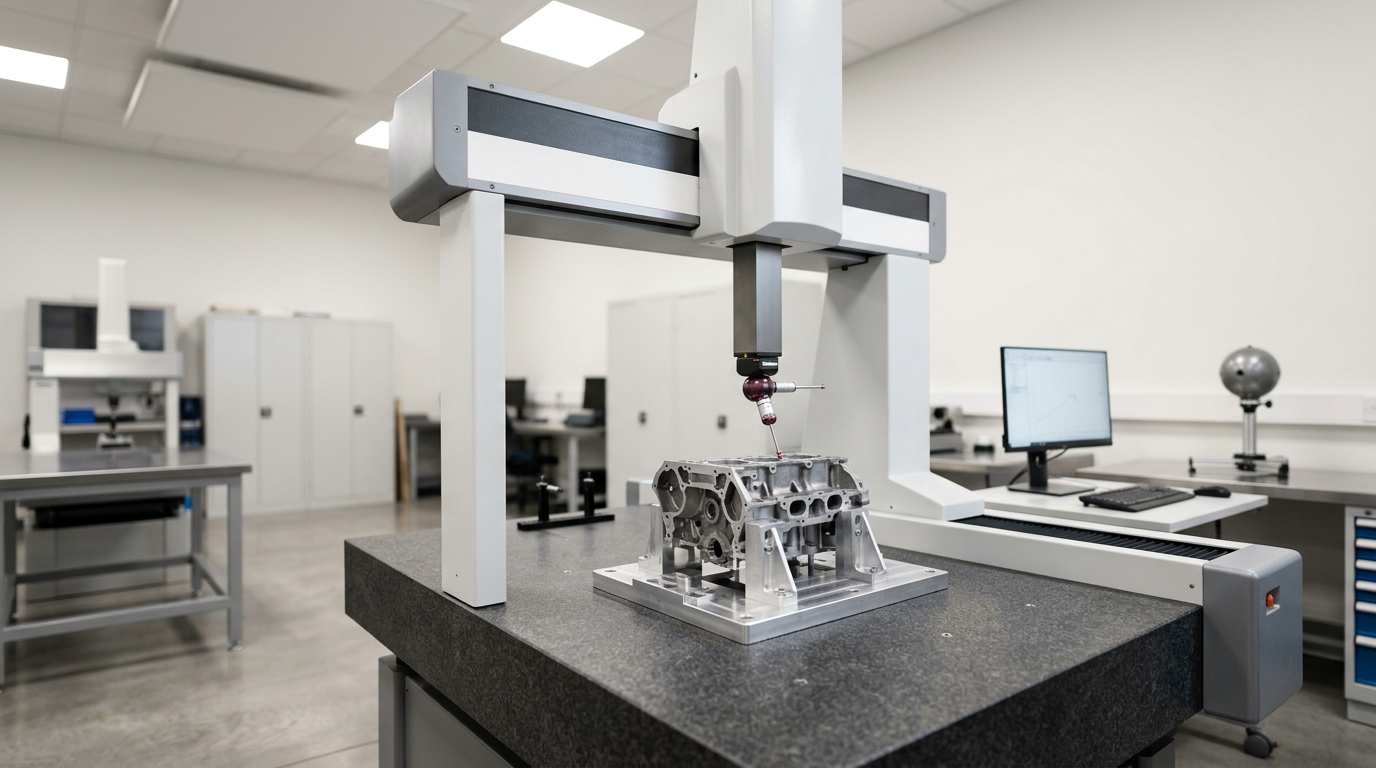 Measuring machine in a metrology lab.